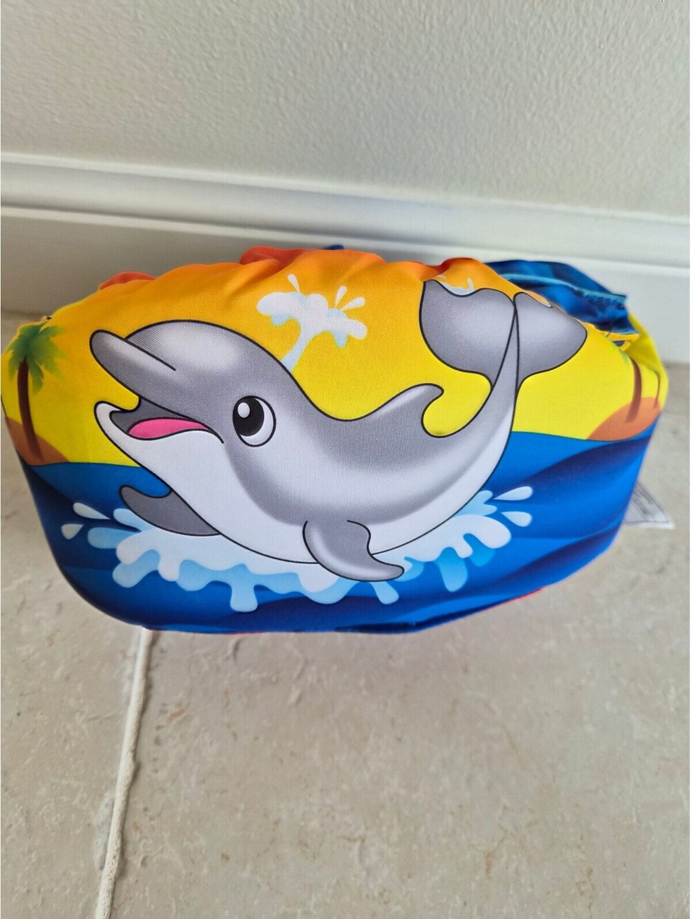 SwimWays Inflatable Dolphin Swim Arm Bands Floaties for Kids 0087